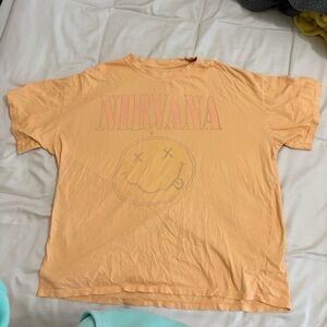 American Eagle Outfitters Peach Nirvana T-Shirt